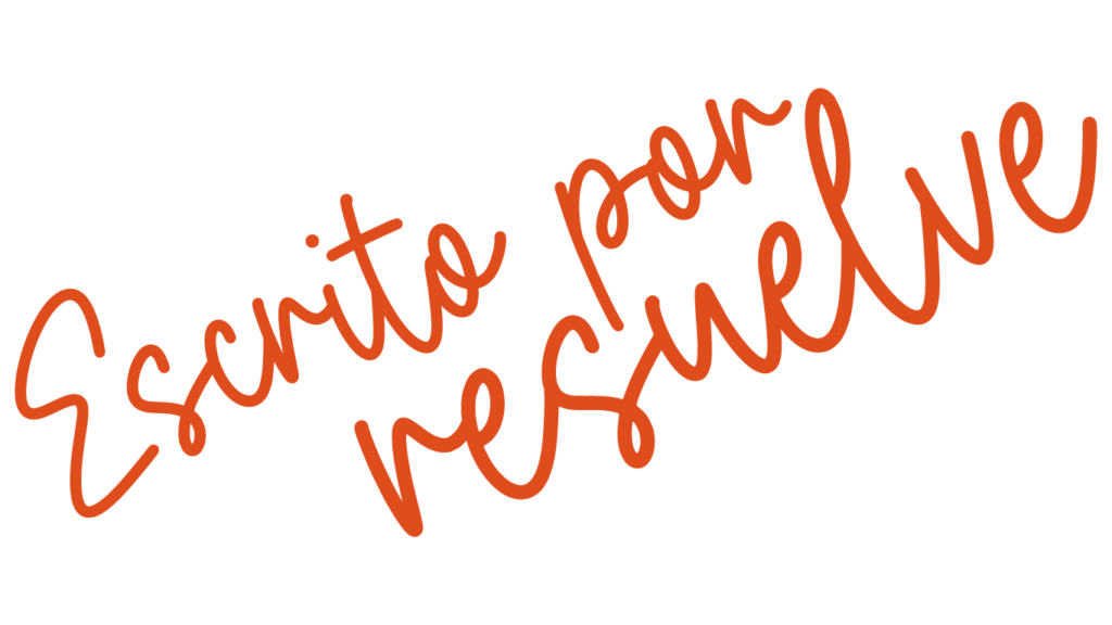 Escrito por Resuelve, firma a mano